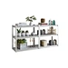 low metal shelving unit